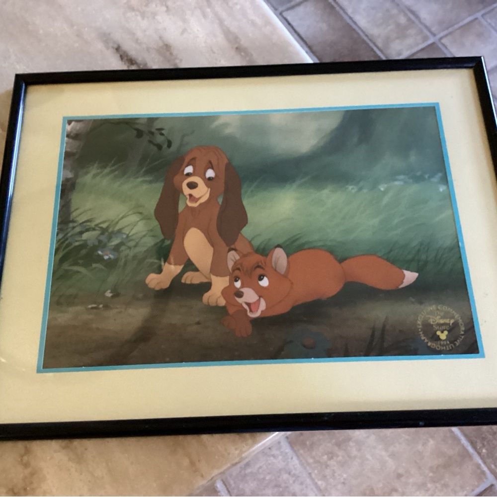 Walt Disney Commemorative Lithograph 1994, 'The Fox & The Hound'